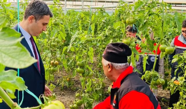 Çamlık’ta tarıma yerinde destek ziyareti