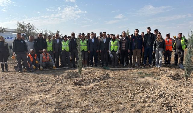 Aksaray OSB’de “Milli Ağaçlandırma Günü”nde 1.111 fidan toprakla buluştu