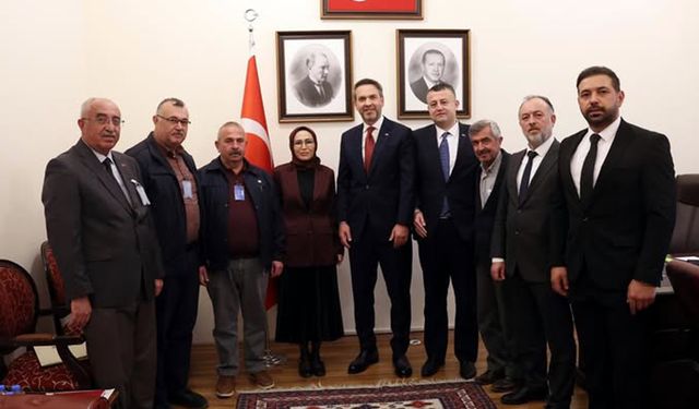 AK Parti Beypazarı heyetinden Enerji Bakanı’na ziyaret