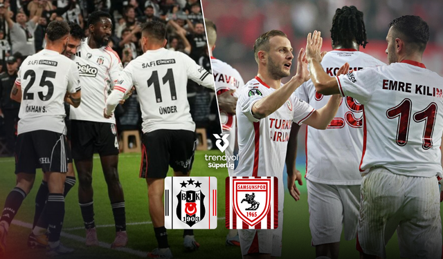 Beşiktaş Tüpraş Stadyumu'nda Samsunspor’u ağırlıyor