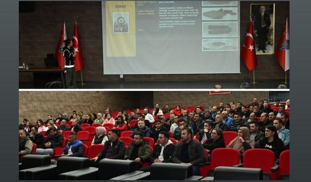 Kars’ta özel güvenlik görevlilerine hizmet içi eğitim verildi