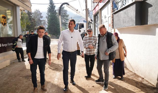 Başkan Fuat Köse sahada hizmetleri denetledi