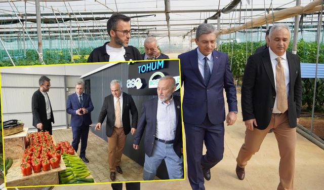 Antalya Valisi Şahin’den ANAMAS Tohum’a ziyaret