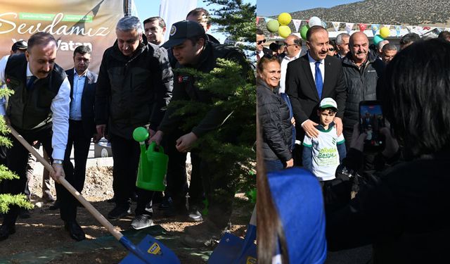 Isparta’da 69 bin 250 fidan toprakla buluştu