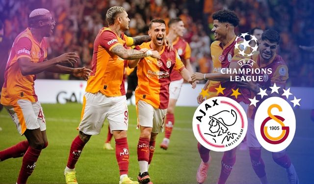 Galatasaray'ın Devler Ligi’nde rakibi Ajax: 13 yıl sonra aynı başarı hedefi