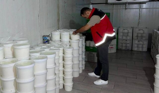 Hatay’da etiketsiz süt ürünlerine operasyon: 2,3 ton ürün imha edildi