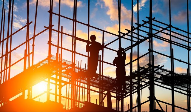 İnşaat sektöründe istihdam rekoru: Ücretli çalışan sayısı 2 milyonun üzerine çıktı
