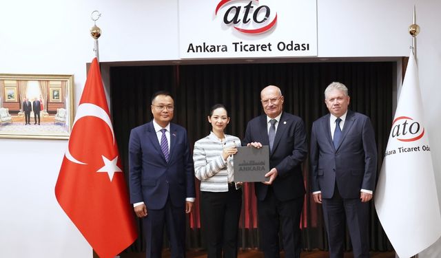 Kamboçya Ticaret Bakanı ATO’da: Ticarette 1 milyar dolar hedefi