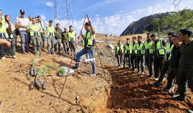 Silvikültür ve ağaçlandırma eğitimleri Antalya’da başladı