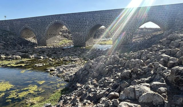 Diyarbakır'ın tarihi Dilaver köprüsü zamana direniyor