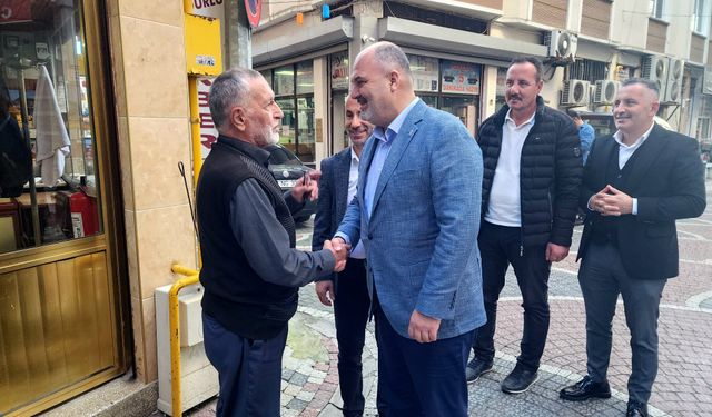 AK Parti Giresun İl Başkanı Mete Bahadır Yılmaz Bulancak  ziyaret etti