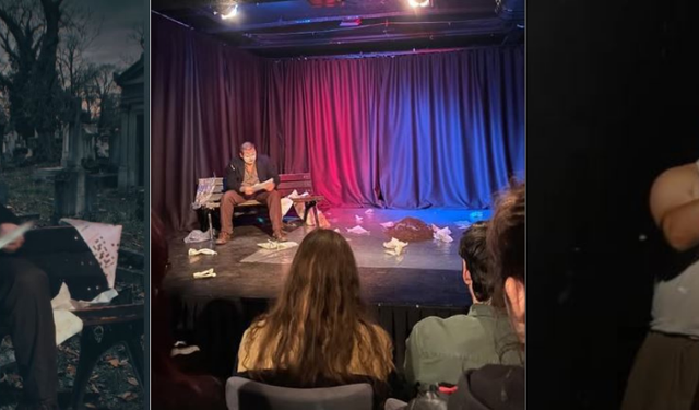 Mezarcı Tiyatro oyunu prömiyer yaptı