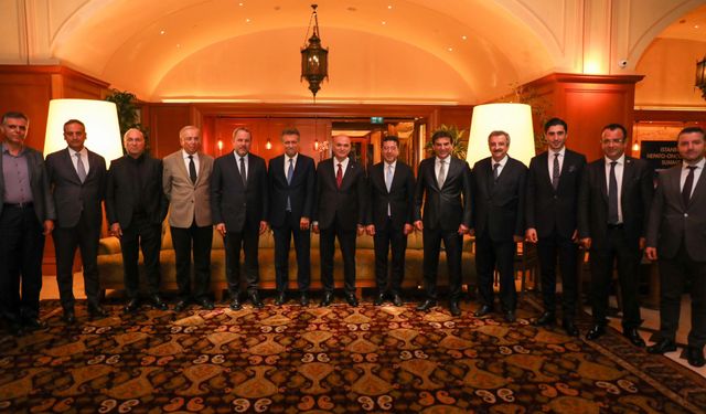 Başkan Özlü, Oyak genel müdürü ile buluştu