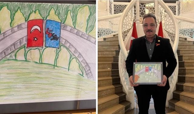 TİMBİR Genel Başkanı Dr. Süleyman Basa’ya LÖSEV’den anlamlı hediye