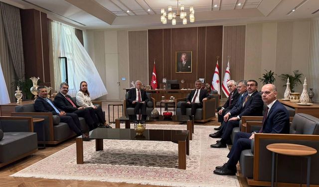 AK Partili Çalkın’dan KKTC Cumhurbaşkanı Erhürman’a ziyaret