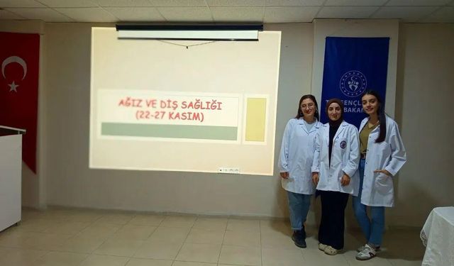 'Ağız ve Diş Sağlığı Haftası'nda Murat Çobanoğlu Yurdu’nda farkındalık etkinliği