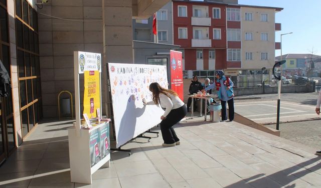 Selim’de 25 Kasım’a özel farkındalık etkinliği