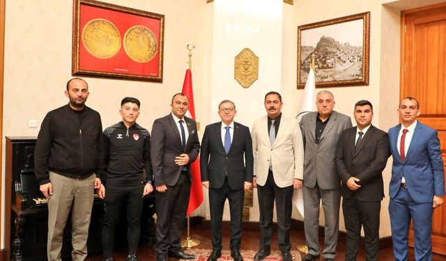 Kars Valisi Ziya Polat, TFFHGD Heyetine Kabul etti