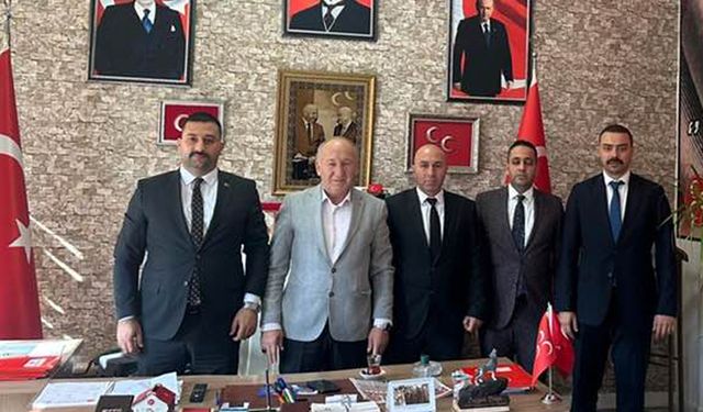 Türk Yerel Hizmet-Sen'den MHP İlçe başkanına ziyaret