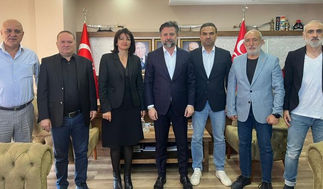 TİMBİR Antalya Şubesi’nden MHP İl Başkanlığı'na ziyaret