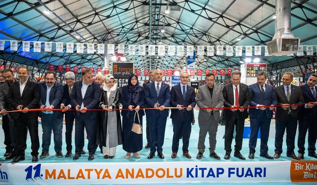 11. Malatya Anadolu Kitap ve Kültür Fuarı kitapseverlere kapılarını açtı