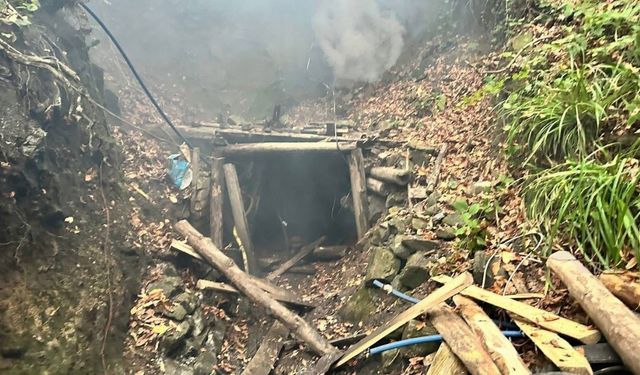 Zonguldak’ta 9 kaçak maden ocağı patlayıcıyla imha edildi
