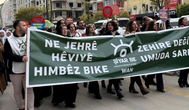 Van’da uyuşturucuya karşı yürüyüş düzenlendi