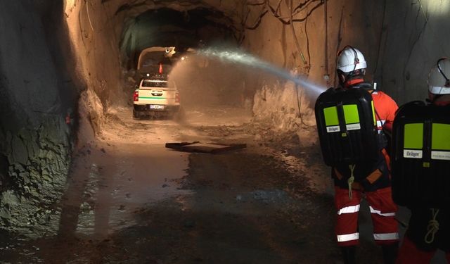 Çayeli Bakır’da madencilikte acil durum tatbikatı gerçekleştirildi