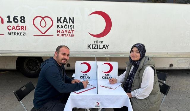 Çineli veliler kanlarını bağışladı