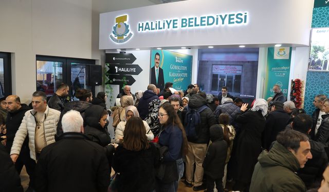 Haliliye Belediyesi standına büyük ilgi