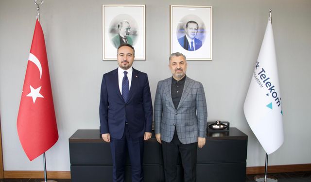 Bakan Yardımcısı Demiralp’ten Türk Telekom Genel Müdürü Şahin’e ziyaret