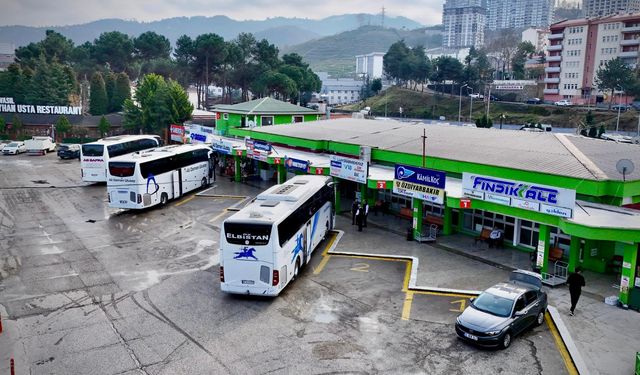 Giresun otobüs terminali yoğun bir yılı geride bıraktı
