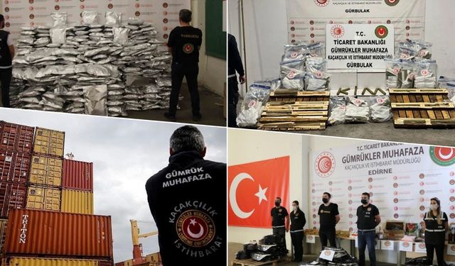 Gümrüklerde 2025’te 98,5 milyar liralık kaçak eşya ve uyuşturucu ele geçirildi