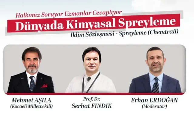 Gebze’de “Chemtrail ve İklim Sözleşmesi” paneli düzenlenecek