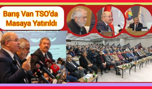 “Türkiye’de barış nasıl tesis edilir?” Van TSO’da masaya yatırıldı