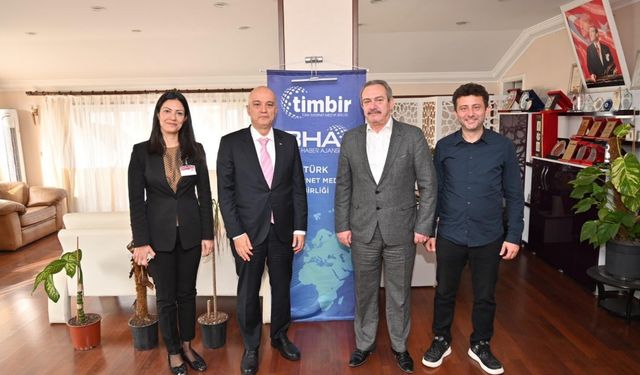 İSDEMİR Genel Müdürü Ayhan Akın'dan TİMBİR’e ziyaret