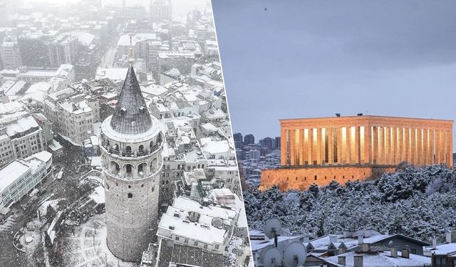 İstanbul ve Ankara’da ne zaman kar yağacak?