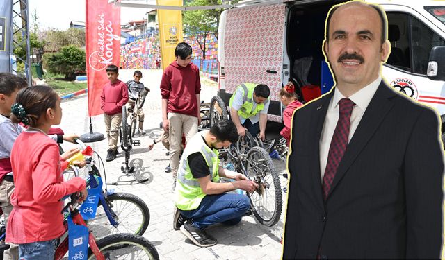 Konya’da çocuklara trafik ve bisiklet güvenliği eğitimi