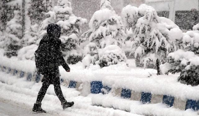 Meteoroloji'den 16 il için kuvvetli kar yağışı uyarısı