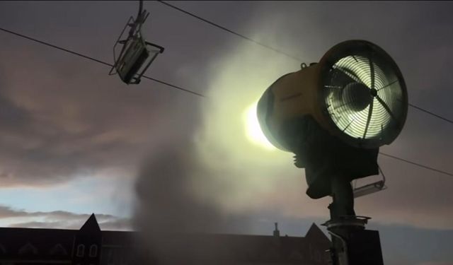 Sarıkamış’ta  Suni Karlama Tesisinde test süreci başladı