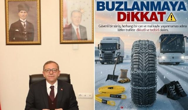Vali Ziya Polat’tan Sürücülere "Buzlanma" Uyarısı: Tedbirsiz Yola Çıkmayın!