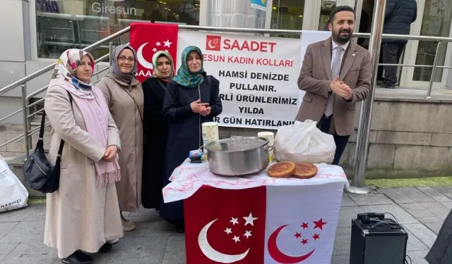 Saadet Partisi’nden ‘Yerli Ürünümüz Hamsi Etkinliği’