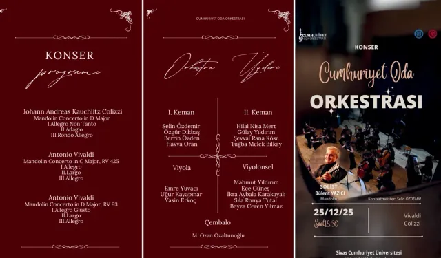 Cumhuriyet Oda Orkestrası konserini kaçırmayın