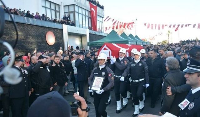 Düzceli Şehit Polis “Turgut Külünk” Akçakoca’da hüzünle uğurlandı