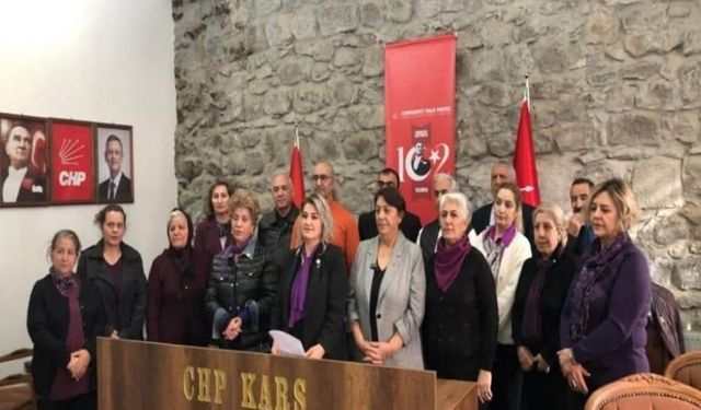 CHP Kars Kadın Kolları’ndan 5 aralık mesajı: “Çare eşitlikte, çare eşit temsilde!”