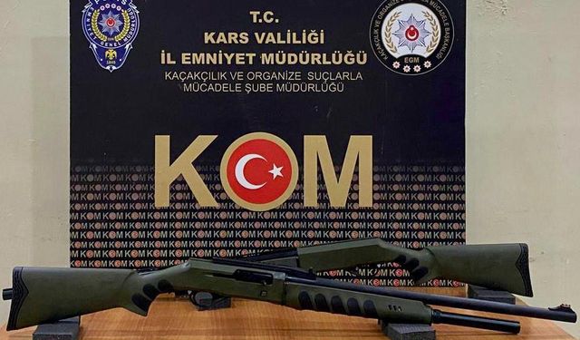 Kars’ta Yasa Dışı Silah Ticareti Operasyonu: 10 Şahıs Hakkında idari İşlem başlatıldı