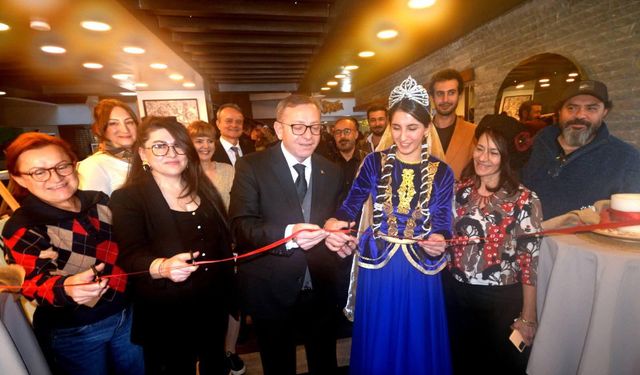 V. Uluslararası Sanat Çalıştayı Resim Sergisi Sarıkamış’ta açıldı