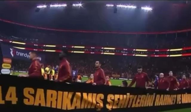 Sahada Vefa Rüzgarı: Galatasaray’dan Sarıkamış Şehitlerine Anlamlı Selam!
