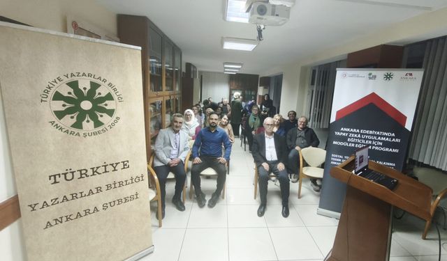 Yapay Zekâ Eğiticilerin Eğitimi Programı Sertifika Töreni Yapıldı