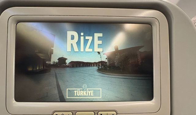 THY Uçuşlarında Rize tanıtımı